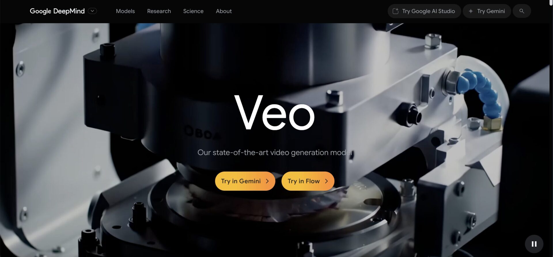 Veo3のログイン画面