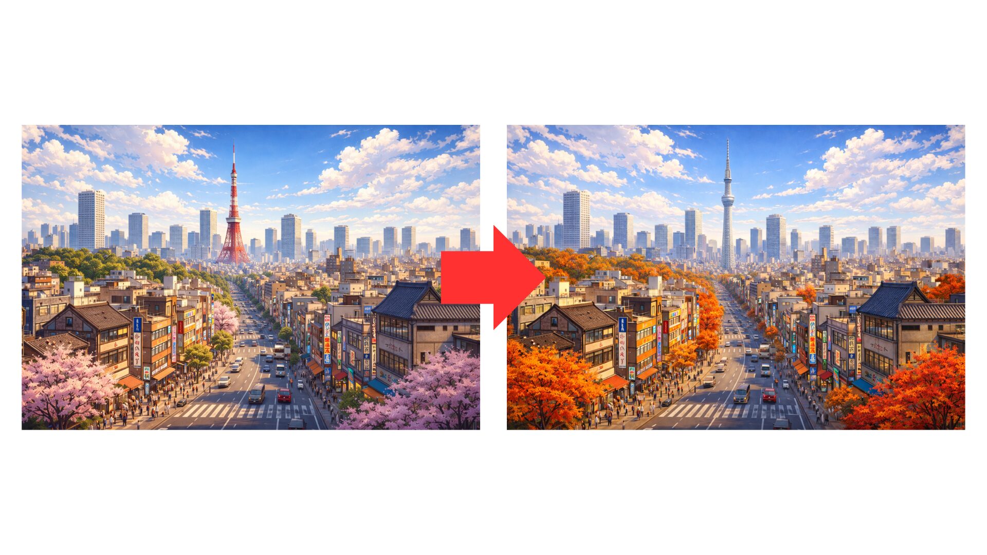 画像・動画生成でChatGPTができることの例（指定した要素のみ画像編集）