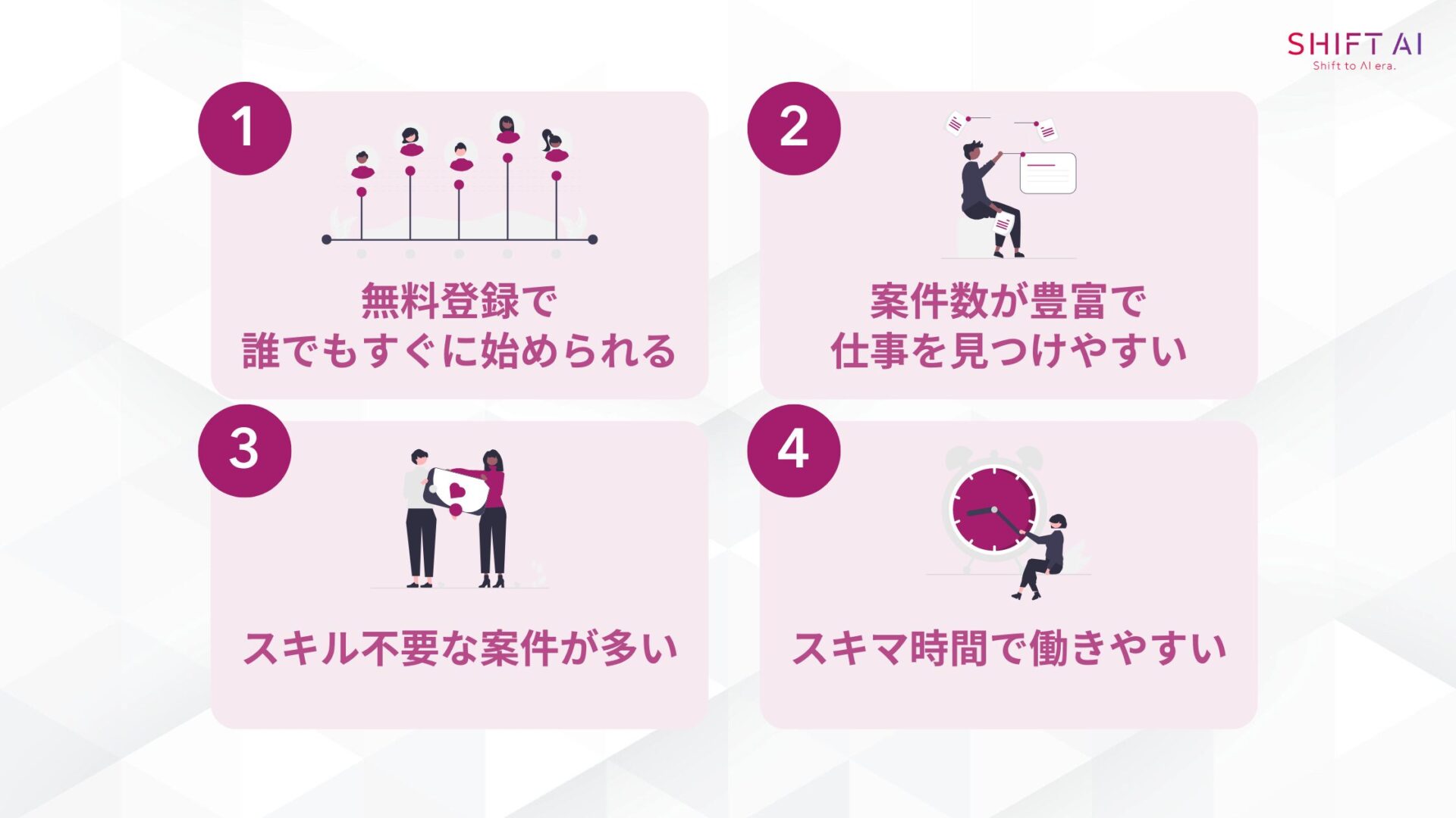 初心者にクラウドワークスがおすすめの理由4つ