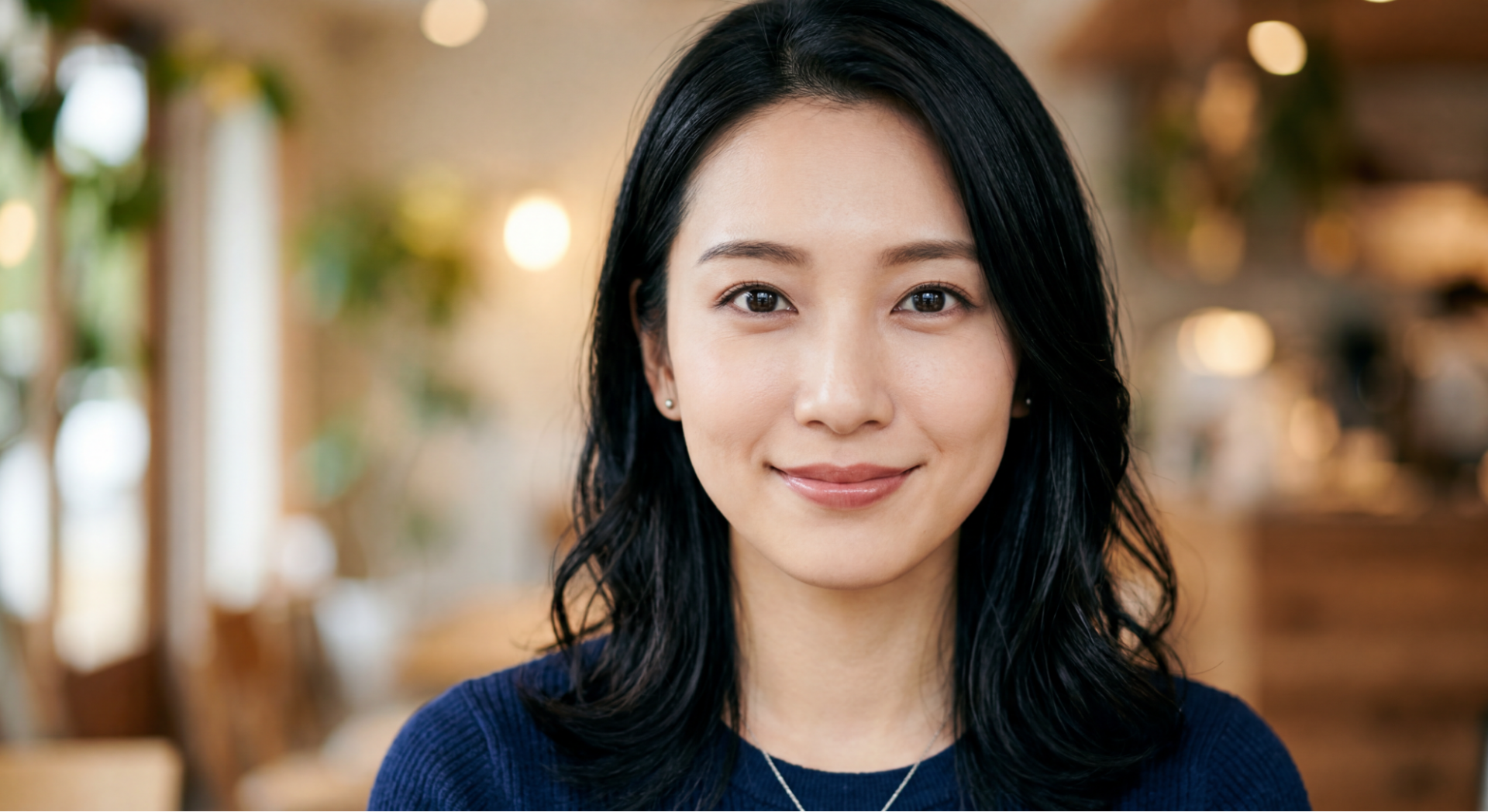 Nano Banana 2で生成した4K人物画像。日本女性の繊細な表情や背景のボケ感がリアルに描写されている。