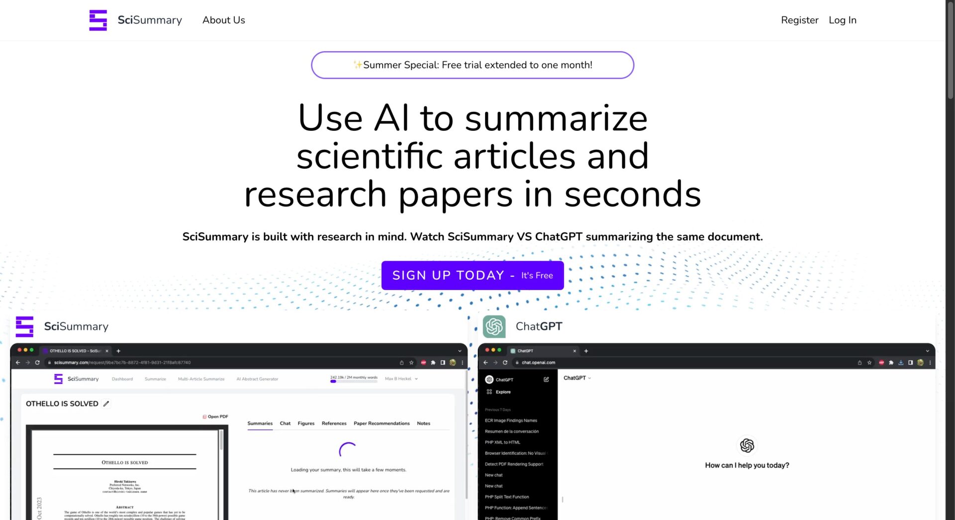 ChatGPT搭載の要約ツール11種(SciSummary)