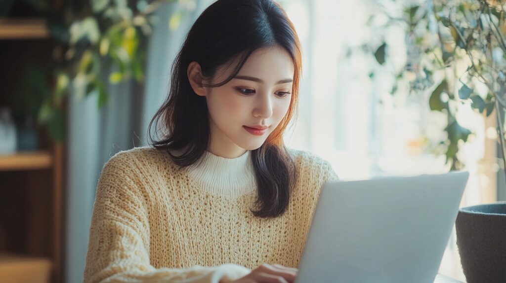 クラウドワークスのAI副業を探している様子