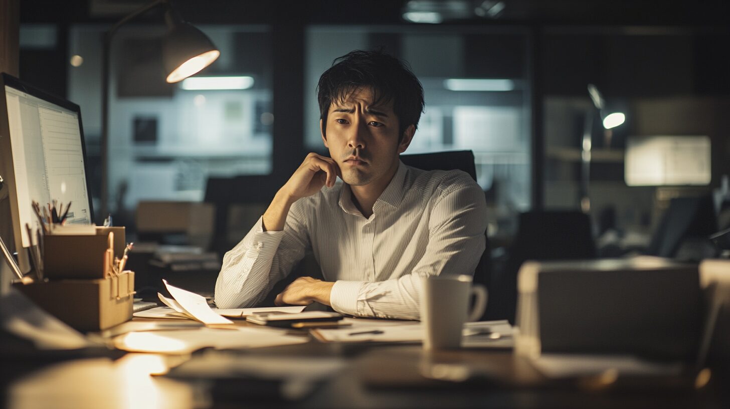 AI副業で稼げず落ち込んでいる