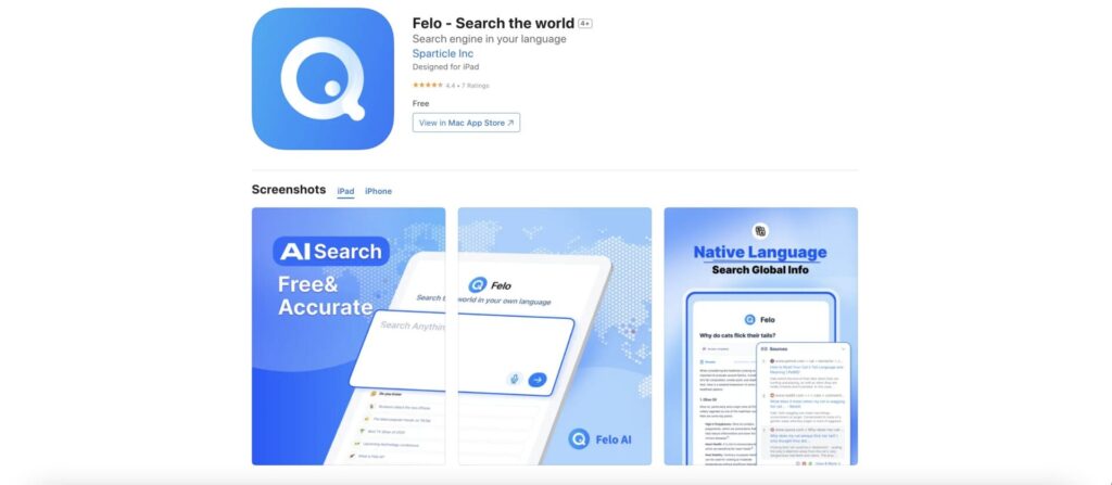 App storeにあるFeloアプリ