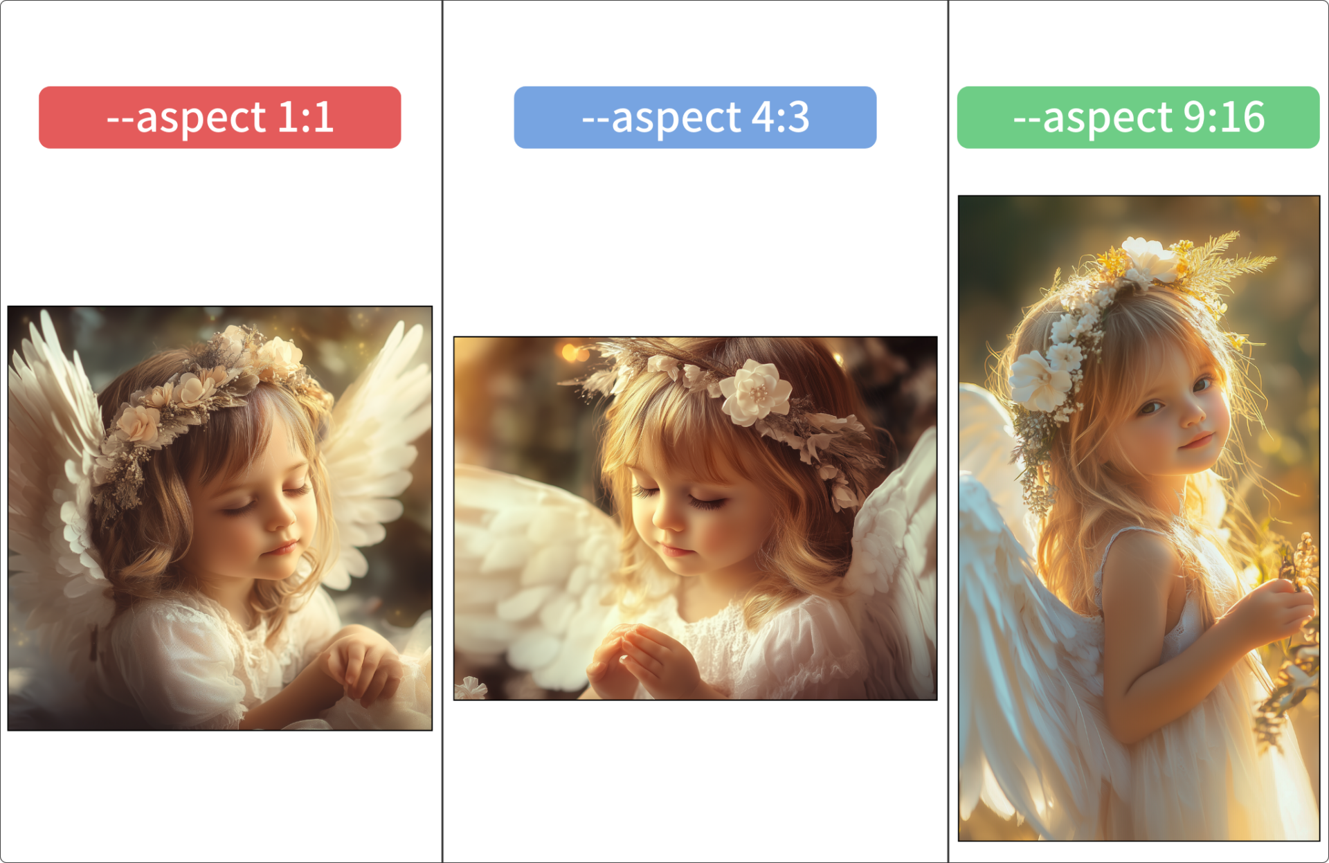 Midjourneyのパラメーターで「画像比率(Aspect)」を指定した画像