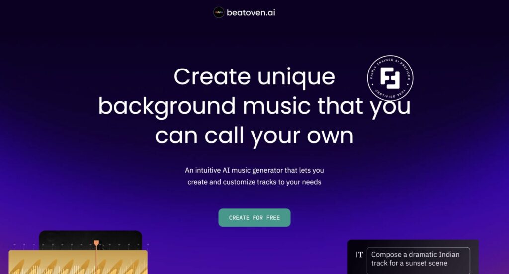Beatoven.aiの公式画像