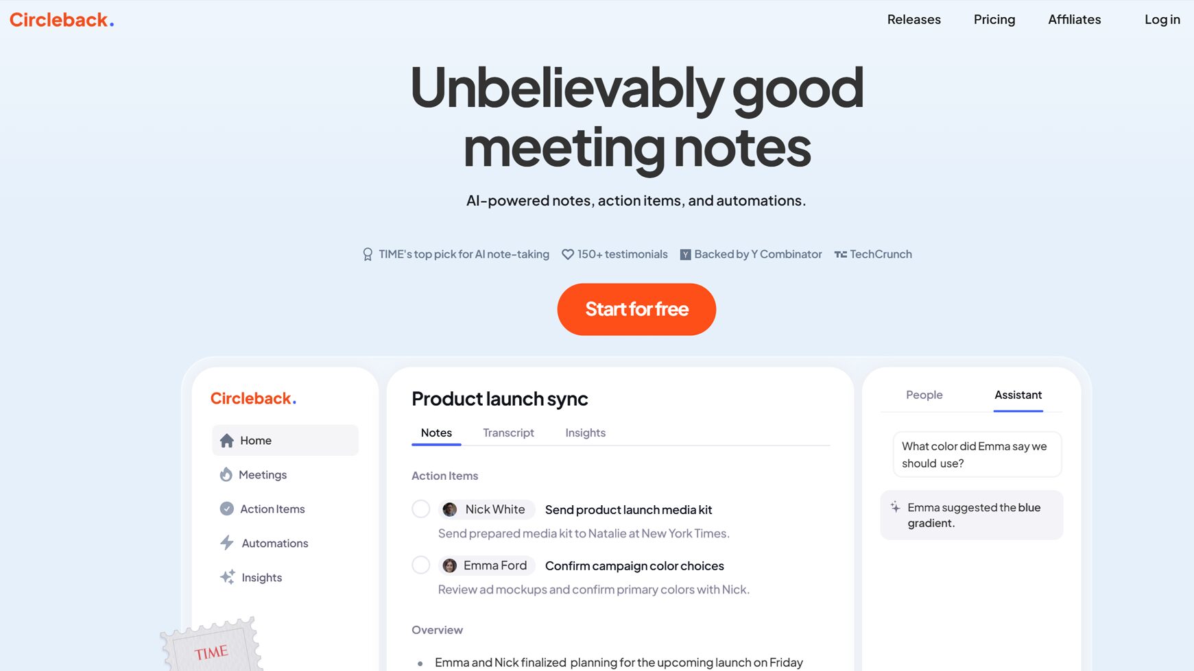 circlebackのトップ画像