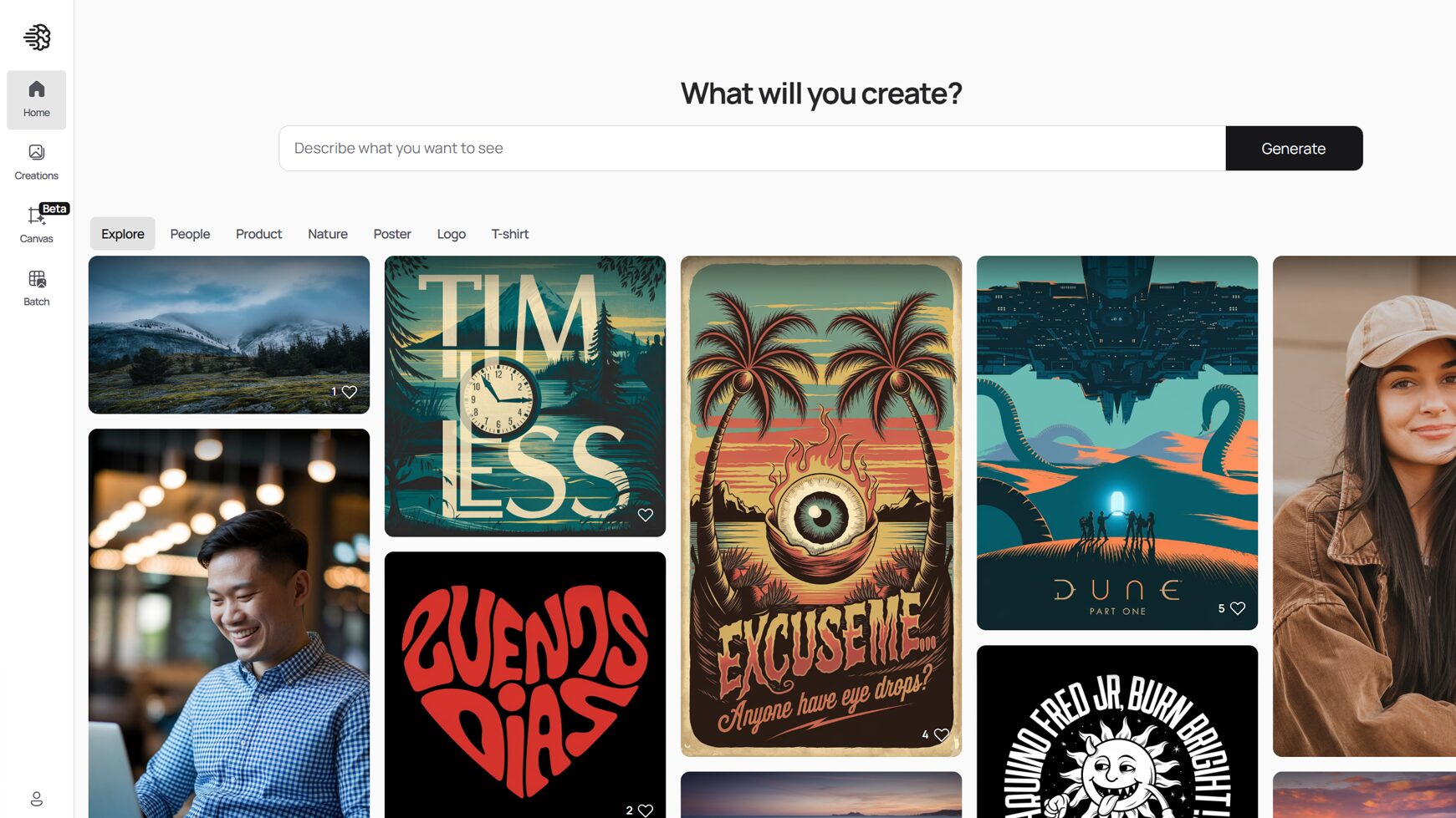 ideogramのトップ画像