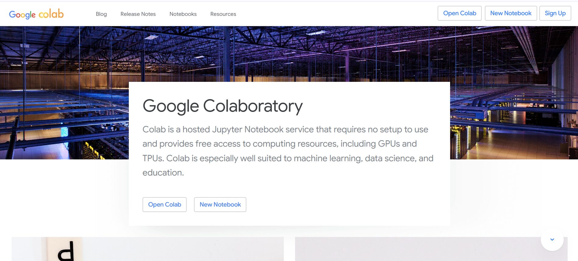 AIを無料で学べるサイトとしてGoogle Colaboratoryを紹介している画像
