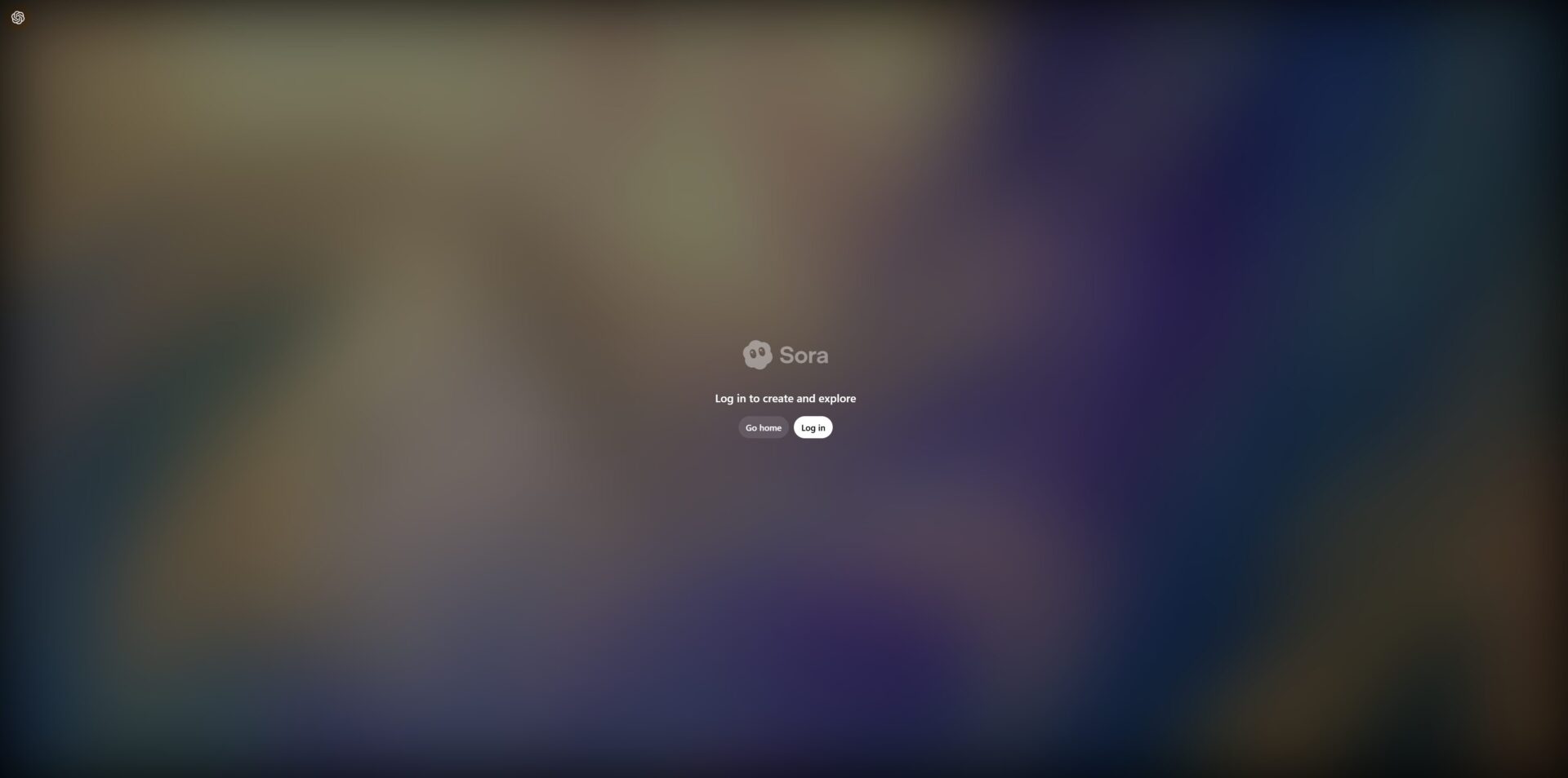 Soraのログインページ