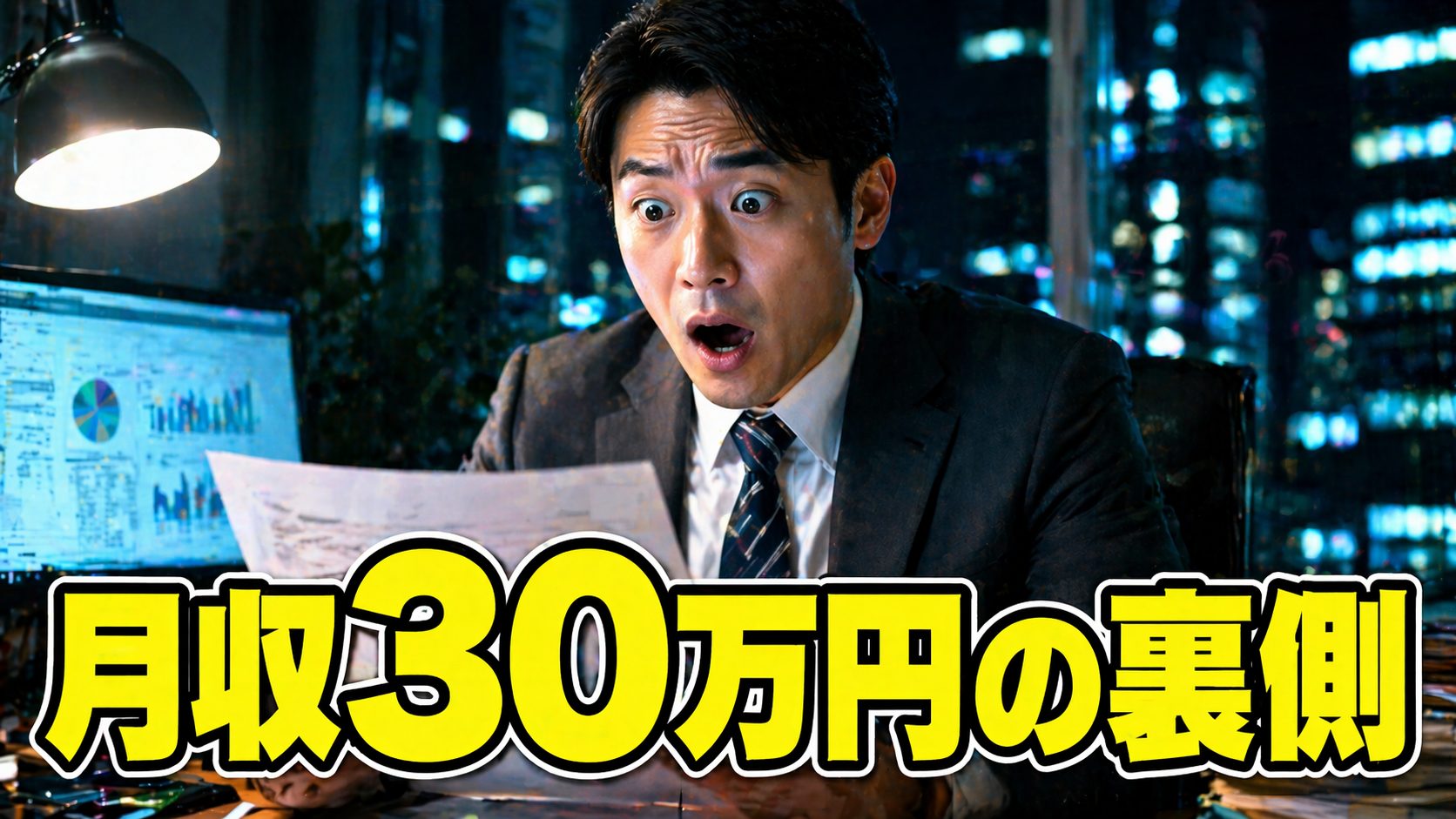 ChatGPT Images 2.0で生成したYouTubeサムネ：16:9ワイド構図のサムネイルの例