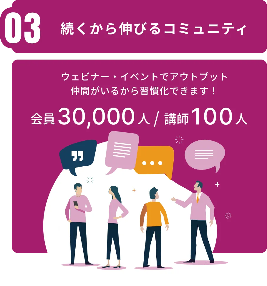 続くから伸びるコミュニティ