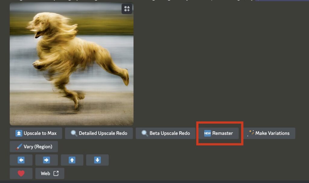 Discord版MidjourneyのRemaster機能