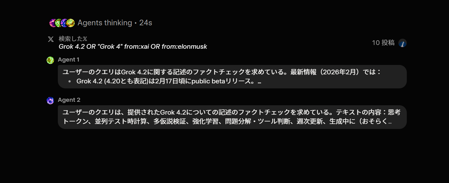 Grok 4.2の画像生成能力を示す各種モデルとの比較グラフ。EloスコアでGemini 3 Proなどの性能を上回る。