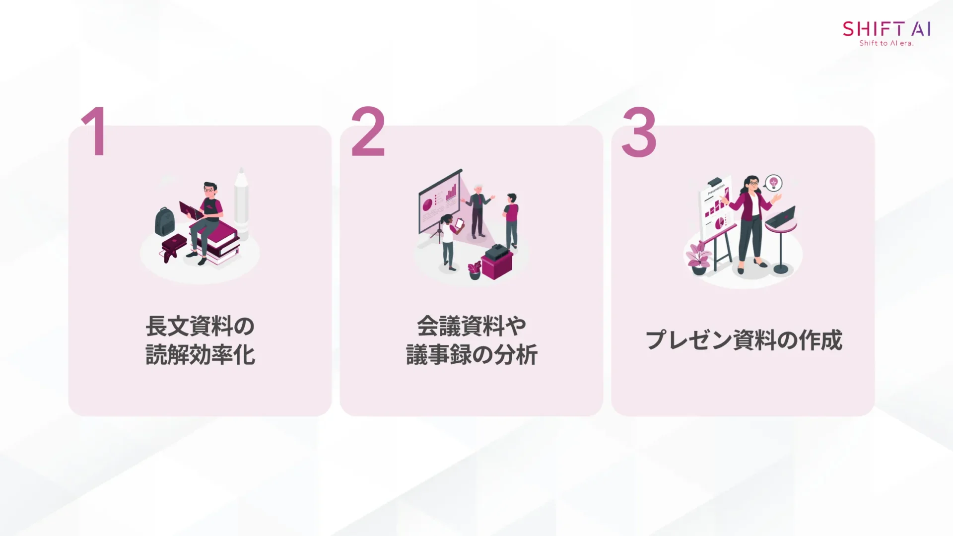 NotebookLMの活用事例3選(長文資料の読解効率化/会議資料や議事録の分析/プレゼン資料の作成)