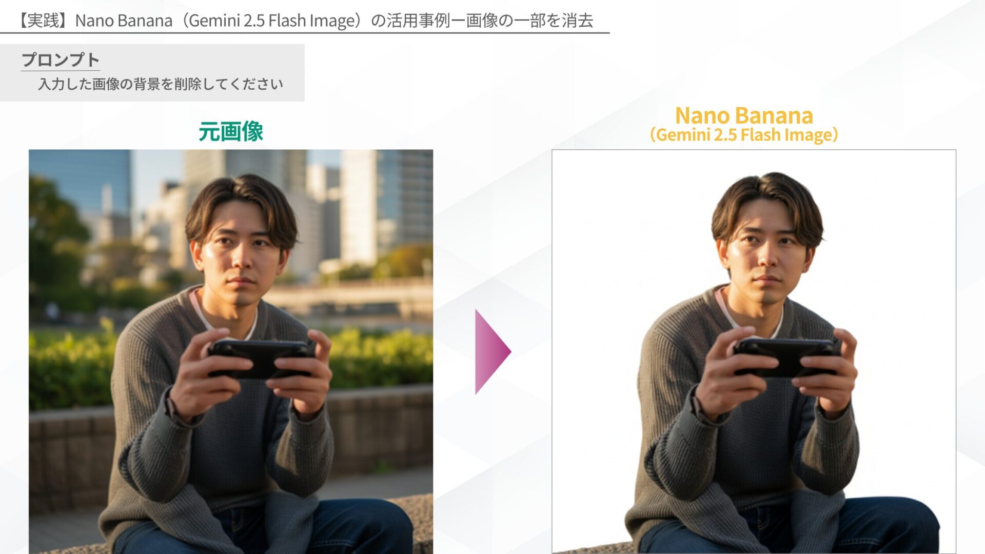【実践】Nano Banana（Gemini 2.5 Flash Image）の活用事例(画像の一部を消去)