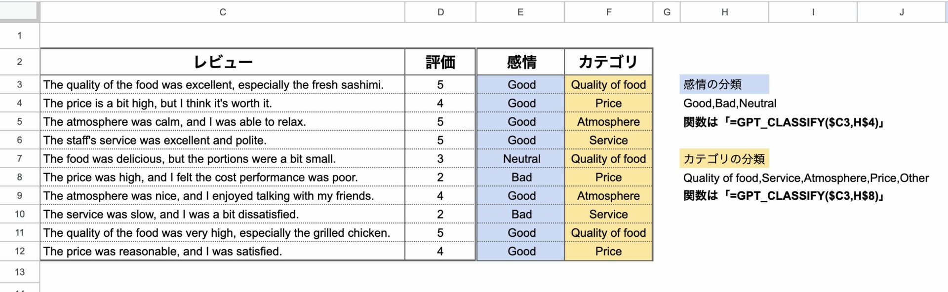 関数を入れたセルをオートフィルしてすべてのセルに関数を入れ込む