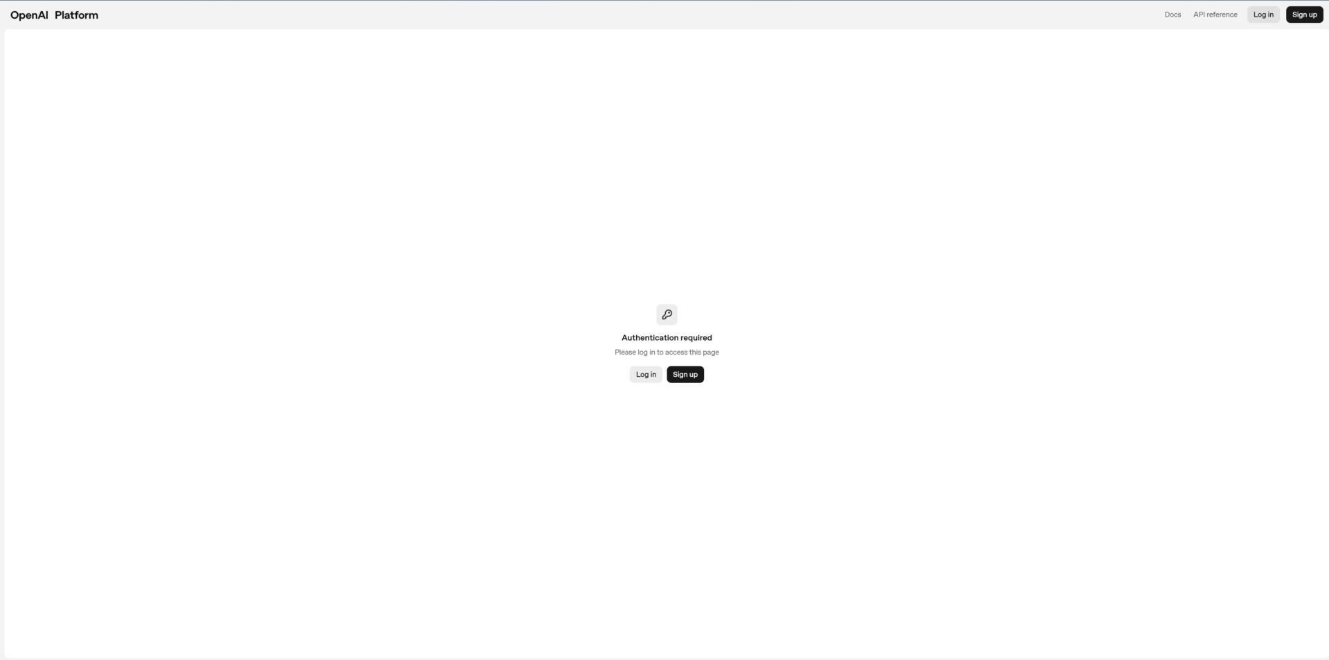OpenAIのAgent Builderのログインページ