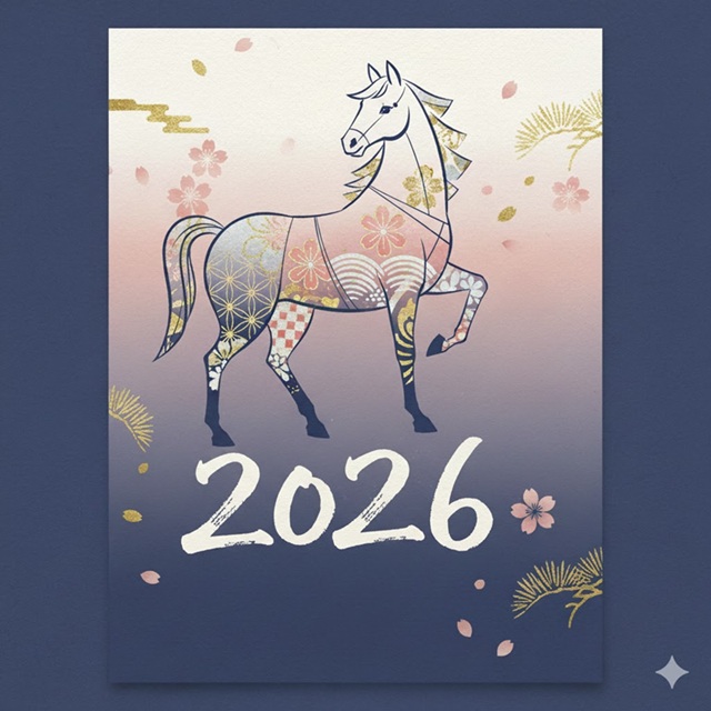 生成AIで作成した年賀状のデザイン