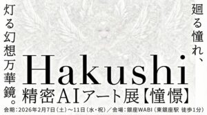 精密AIアート展「憧憬」Hakushi氏 初個展レポート